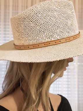 SPORT BY GREGORY ADULT LARGE STURDY STRAW PANAMA HAT COLOR SANDY UNISEX